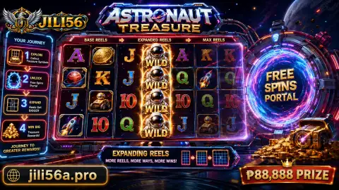 Final JILI56 slot treasure feedback scene after the sapphire reel sequence